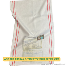 Load image into Gallery viewer, Personalized Recipe Waffle Towel
