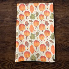 Load image into Gallery viewer, Fall π themed kitchen towels