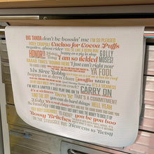 Load image into Gallery viewer, Adrianisms Waffle Tea Towel