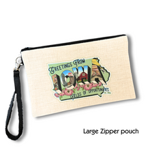 Load image into Gallery viewer, Iowa design Zipper pouch