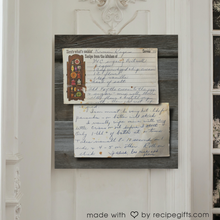 Load image into Gallery viewer, Personalized Recipe Wrapped Canvas