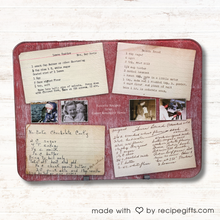 Load image into Gallery viewer, ~12x16 Personalized Recipe Glass Charcuterie Board