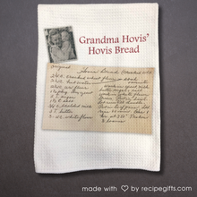 Load image into Gallery viewer, Personalized Recipe Waffle Towel