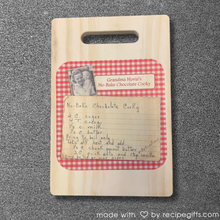 Load image into Gallery viewer, Wood Custom Recipe Large Cutting Board