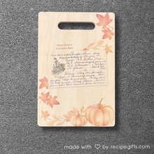 Load image into Gallery viewer, Wood Custom Recipe Large Cutting Board