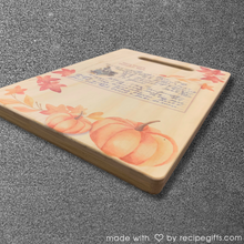 Load image into Gallery viewer, Wood Custom Recipe Large Cutting Board