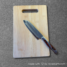 Load image into Gallery viewer, Wood Custom Recipe Large Cutting Board