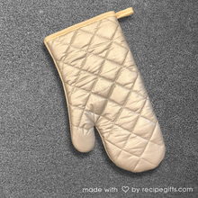 Load image into Gallery viewer, Personalized Recipe Oven Mitt