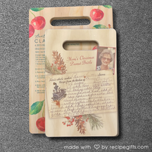 Load image into Gallery viewer, Wood Custom Recipe Small Cutting Board