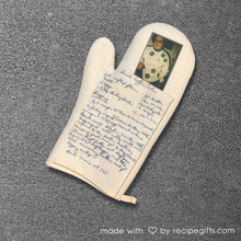 Load image into Gallery viewer, Personalized Recipe Oven Mitt