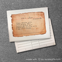 Load image into Gallery viewer, Personalized Recipe 6 x 8 Ceramic Tile