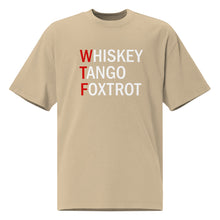 Load image into Gallery viewer, WTF Oversized faded t-shirt
