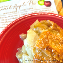Load image into Gallery viewer, Aunt Lisa's Caramel Apple Pie Recipe