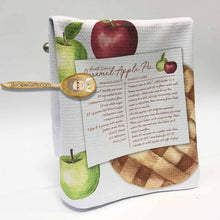 Load image into Gallery viewer, Personalized Recipe Waffle Towel using one of Aunt Lisa's Designs