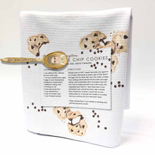 Load image into Gallery viewer, Personalized Recipe Waffle Towel using one of Aunt Lisa's Designs