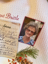 Load image into Gallery viewer, Personalized Recipe Waffle Towel using one of Aunt Lisa's Designs