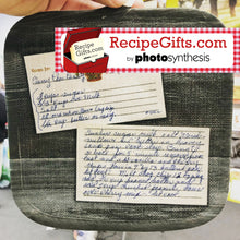 Load image into Gallery viewer, Personalized Recipe Hot Pad- two card sides