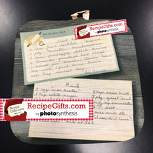 Load image into Gallery viewer, Personalized Recipe Hot Pad- two card sides