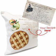 Load image into Gallery viewer, Personalized Recipe Pillow Using One of Aunt Lisa's Designs