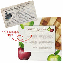 Load image into Gallery viewer, Personalized Recipe Wrapped Canvas using One of Aunt Lisa's Designs