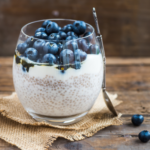 Blueberry Almond Chia Pudding