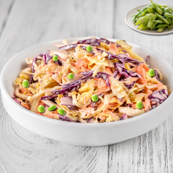 Spicy Slaw Bowls with Shrimp & Edamame