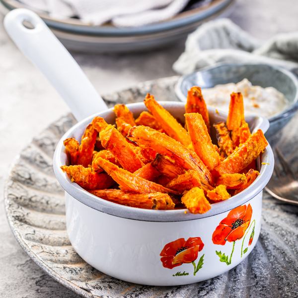 Crispy parmesan carrot sticks