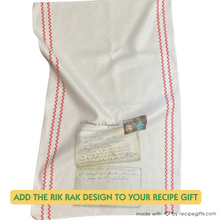 Load image into Gallery viewer, Personalized Recipe Waffle Towel
