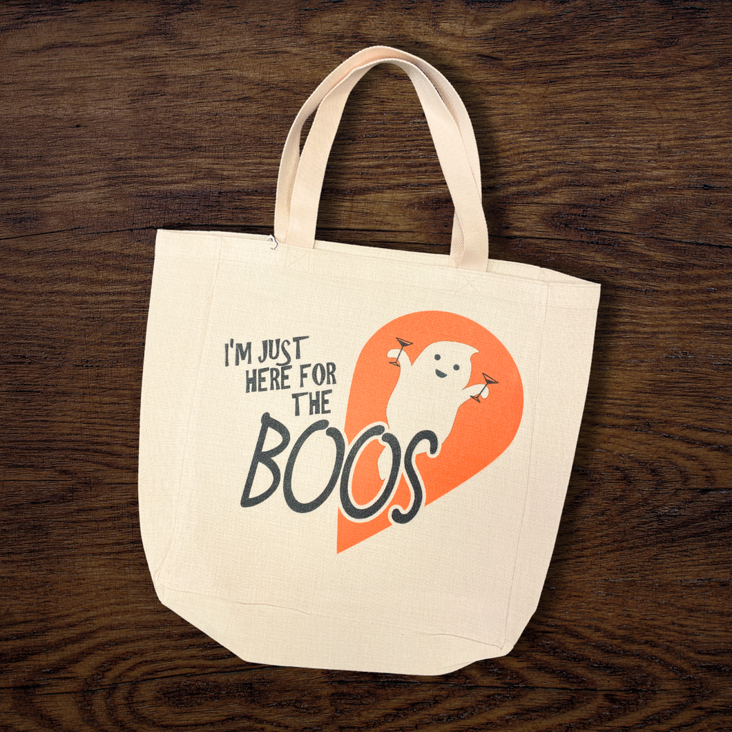 Just here for the boos 👻 tote bag - Fall theme 🍁