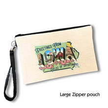 Load image into Gallery viewer, Iowa design Zipper pouch
