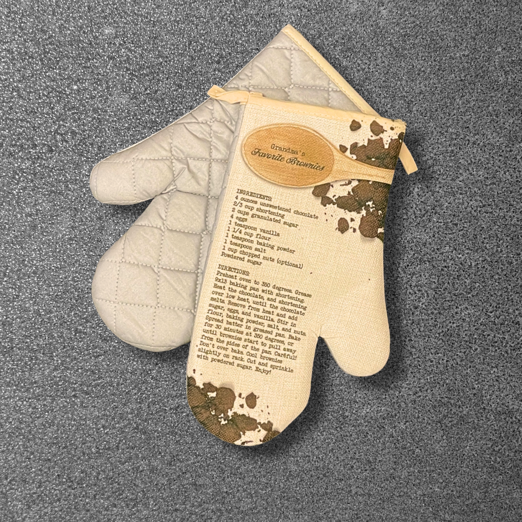 Additional Recipe Oven Mitt