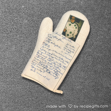 Load image into Gallery viewer, Personalized Recipe Oven Mitt
