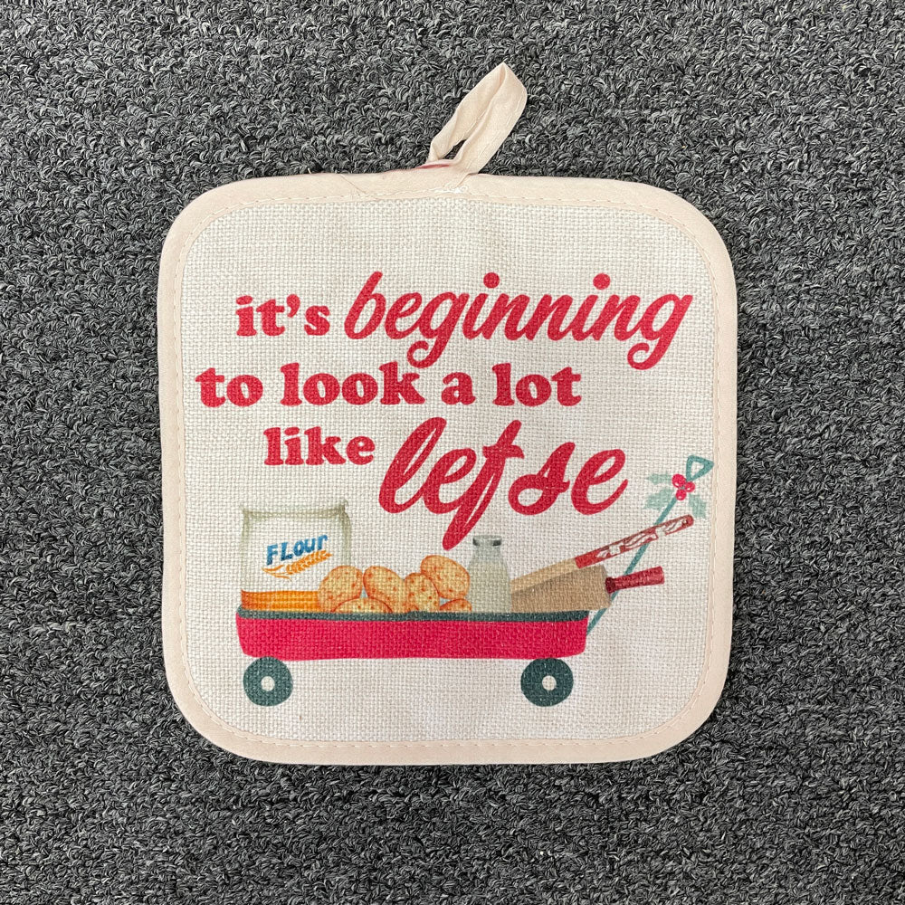Look Like Lefse Pot Holder (pro-potato lefse)