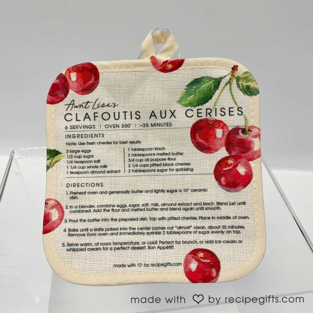 Aunt Lisa’s Clafoutis aux Cerises Recipe