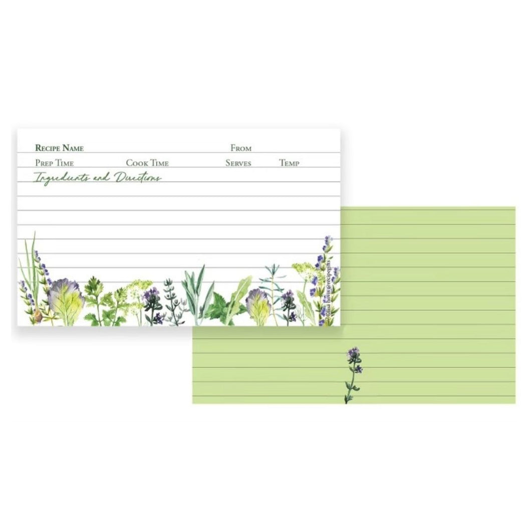 Herbes de Provence Recipe Cards s/25