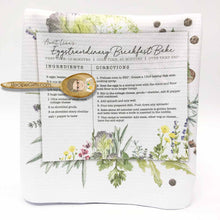 Load image into Gallery viewer, Personalized Recipe Waffle Towel using one of Aunt Lisa&#39;s Designs
