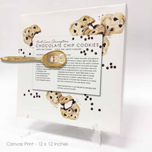 Load image into Gallery viewer, Additional Duplicate Personalized Recipe Wrapped Canvas using One of Aunt Lisa&#39;s Designs
